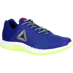 Chaussures marche sportive homme ZPrint walk bleu / jaune