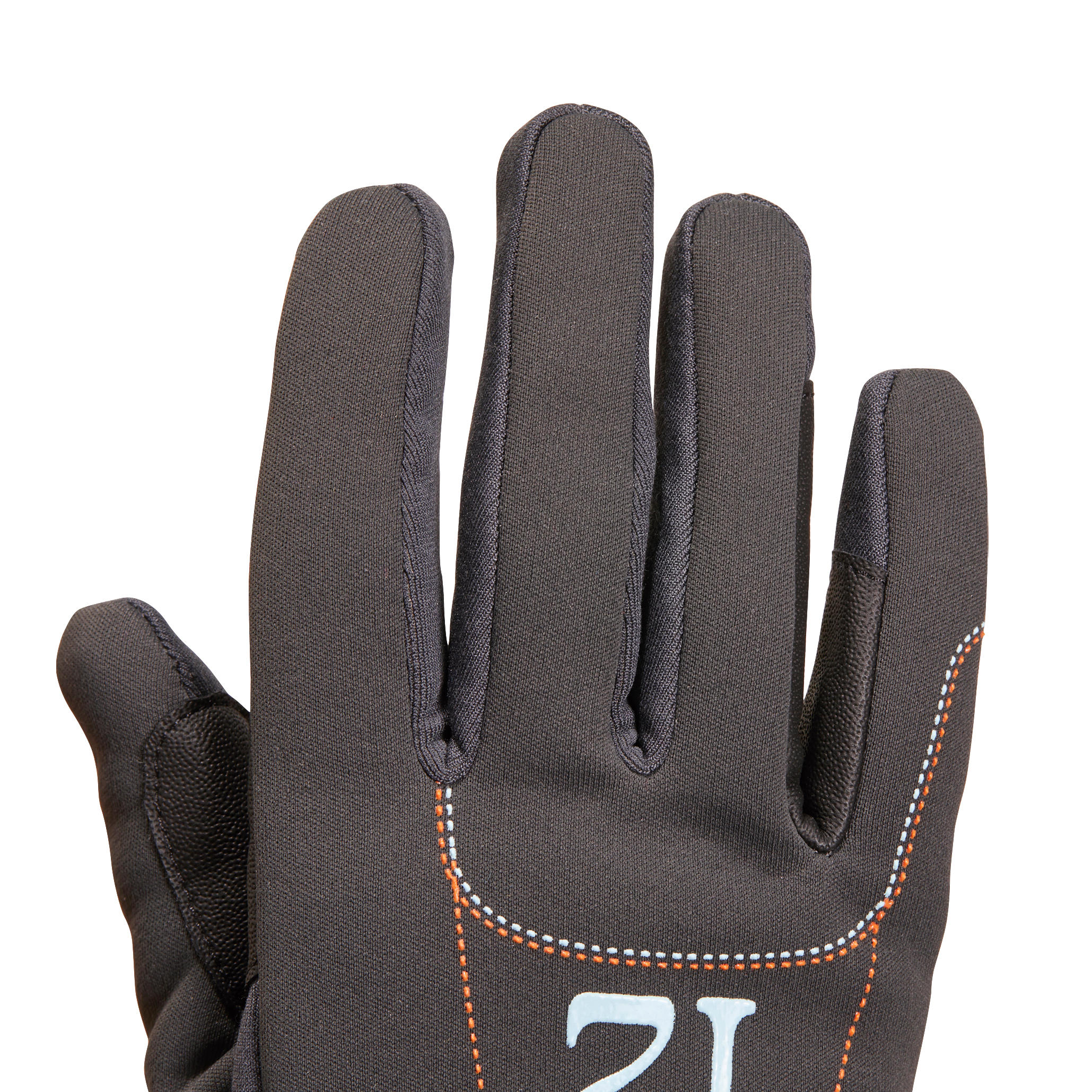Easywear Children's Warm Horse Riding Gloves Grey FOUGANZA Decathlon