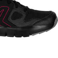 Women's Active Walking Shoes HW 100 - black/pink