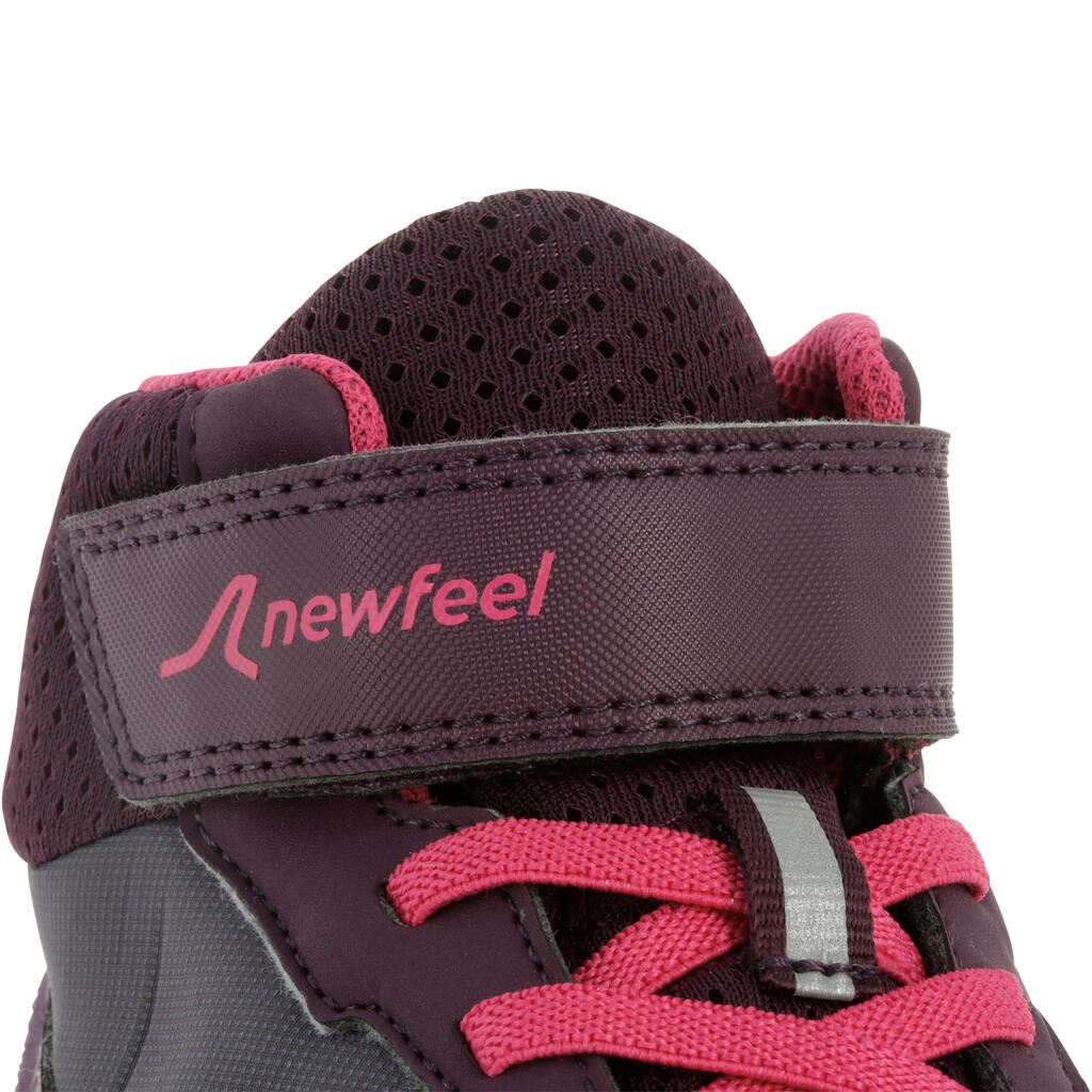 Sportschuhe Walking Protect 580 wasserdicht Kinder pflaume/rosa