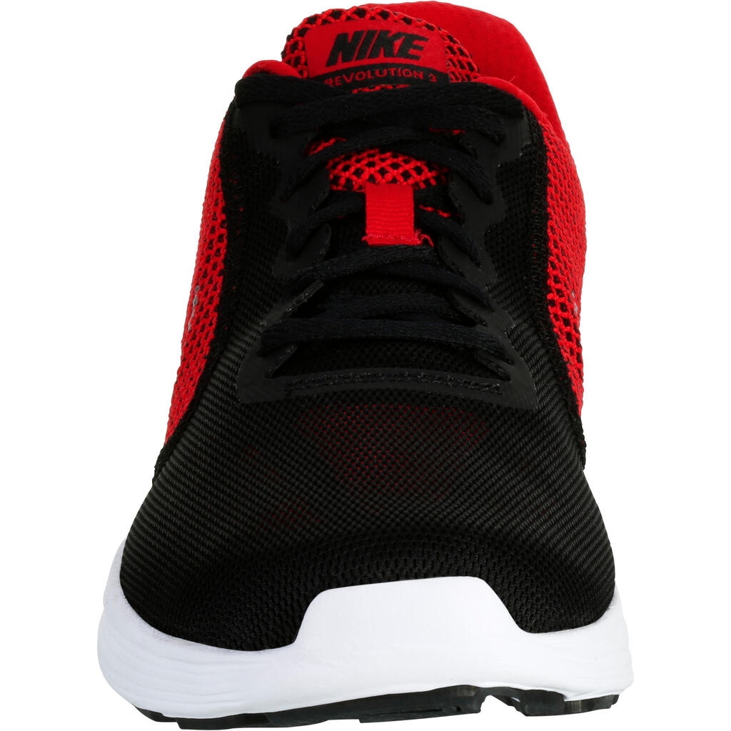Moški čevlji za hojo Nike Revolution 3 - Črni/Rdeči