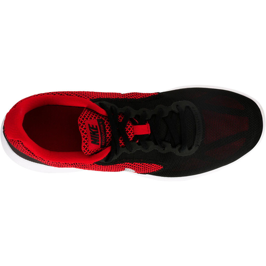 Moški čevlji za hojo Nike Revolution 3 - Črni/Rdeči