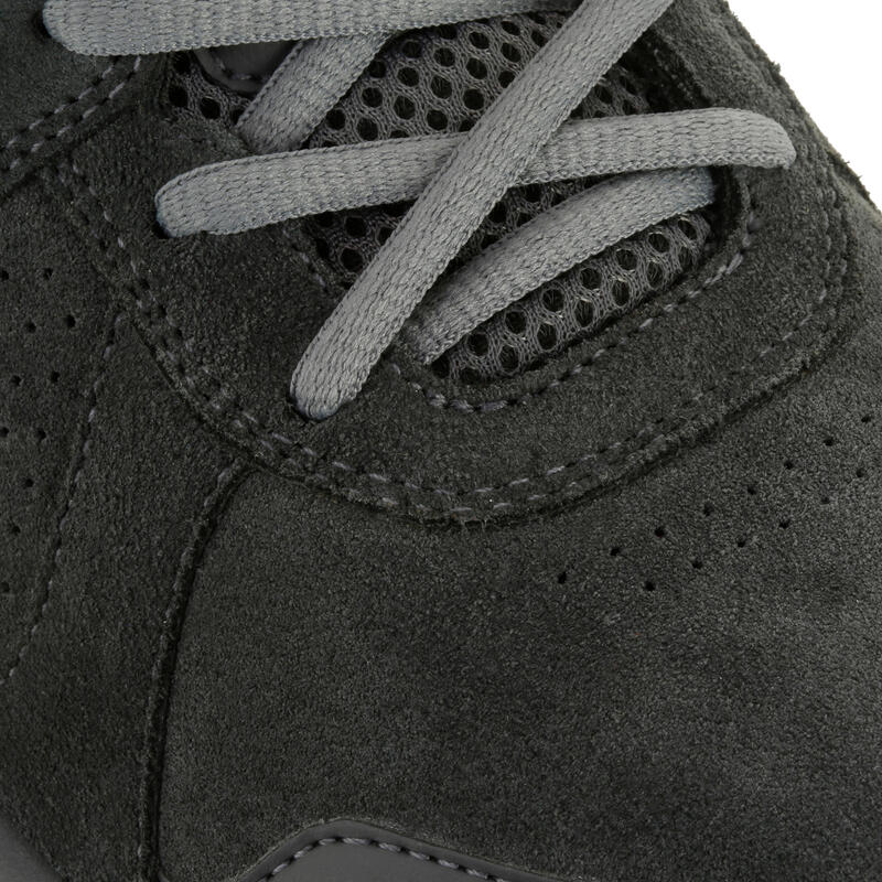 男款皮革健走鞋HW 540－灰色