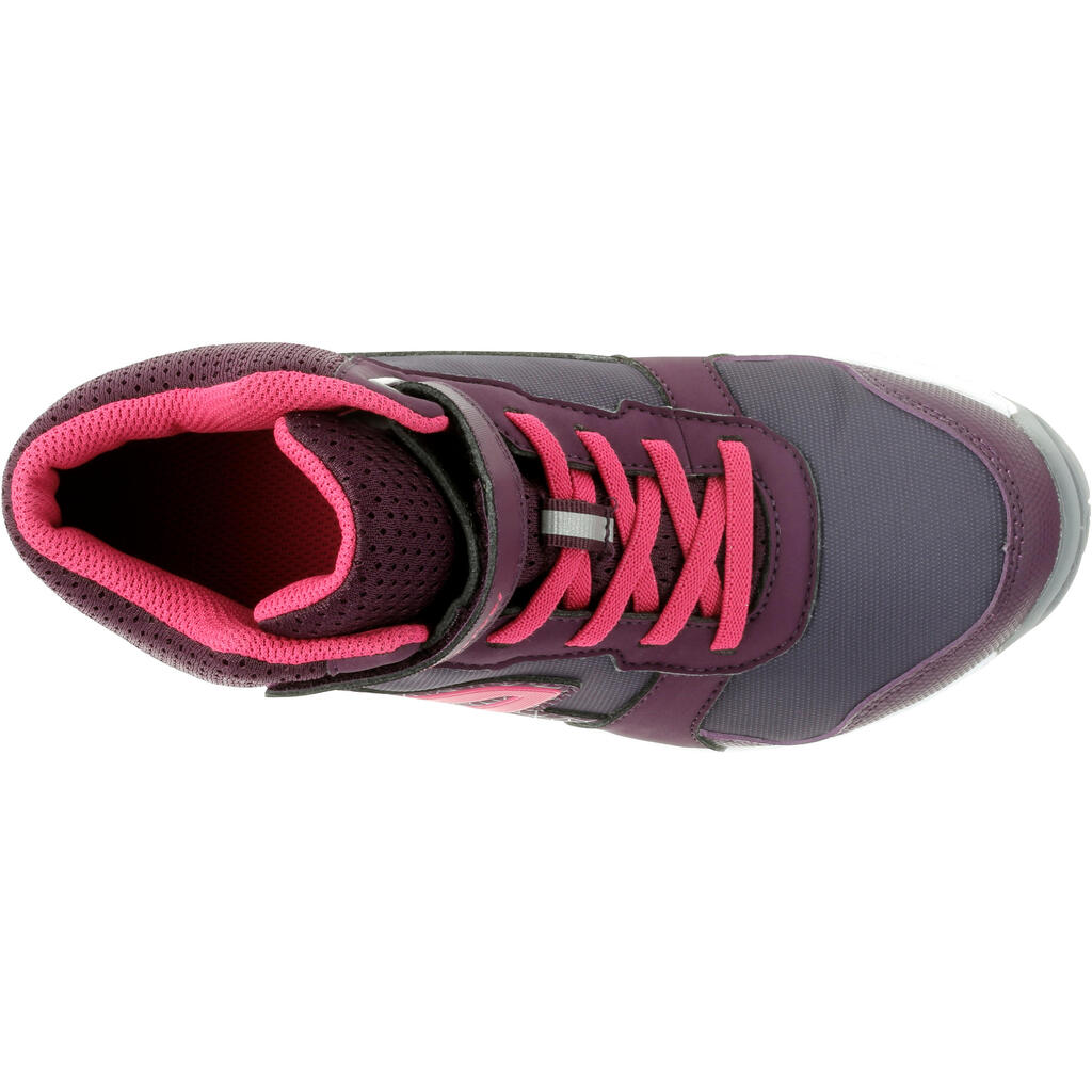 Sportschuhe Walking Protect 580 wasserdicht Kinder pflaume/rosa