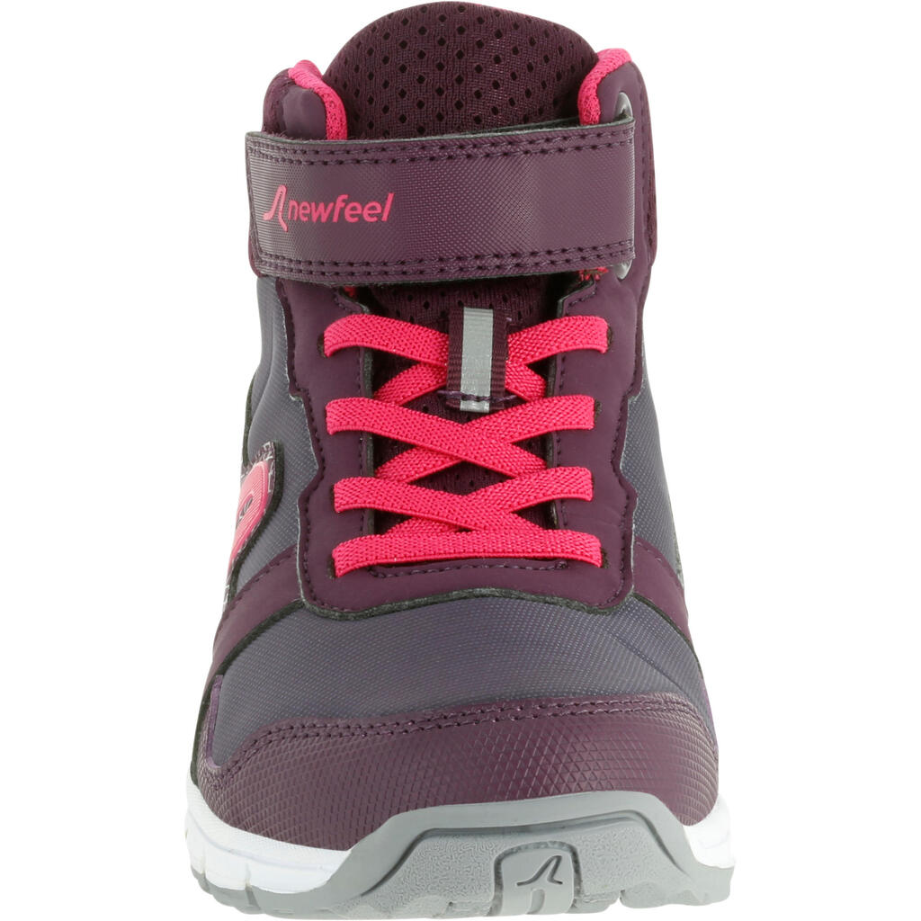 Sportschuhe Walking Protect 580 wasserdicht Kinder pflaume/rosa