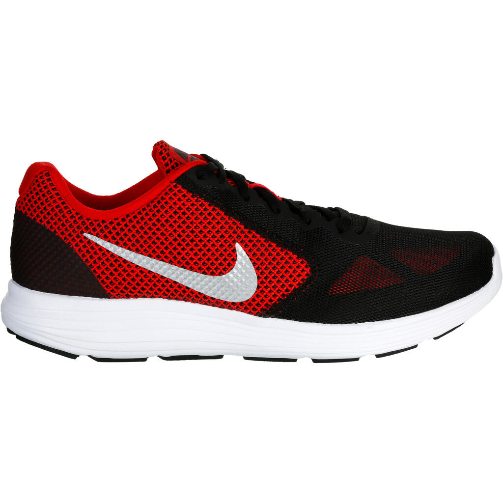 Moški čevlji za hojo Nike Revolution 3 - Črni/Rdeči