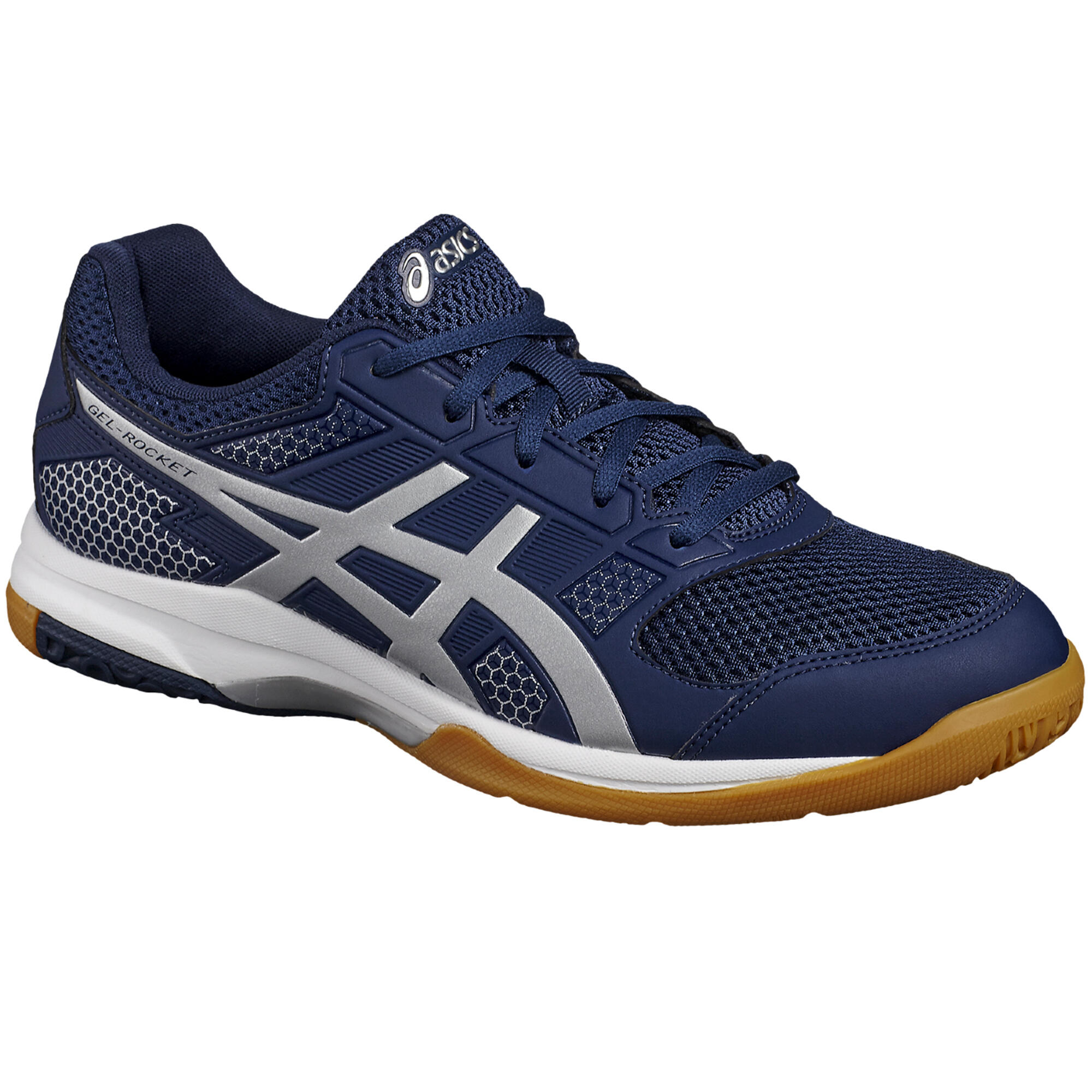 ZAPATILLAS DE BÁDMINTON Y SQUASH HOMBRE GEL ROCKET 8 AZUL Asics Decathlon