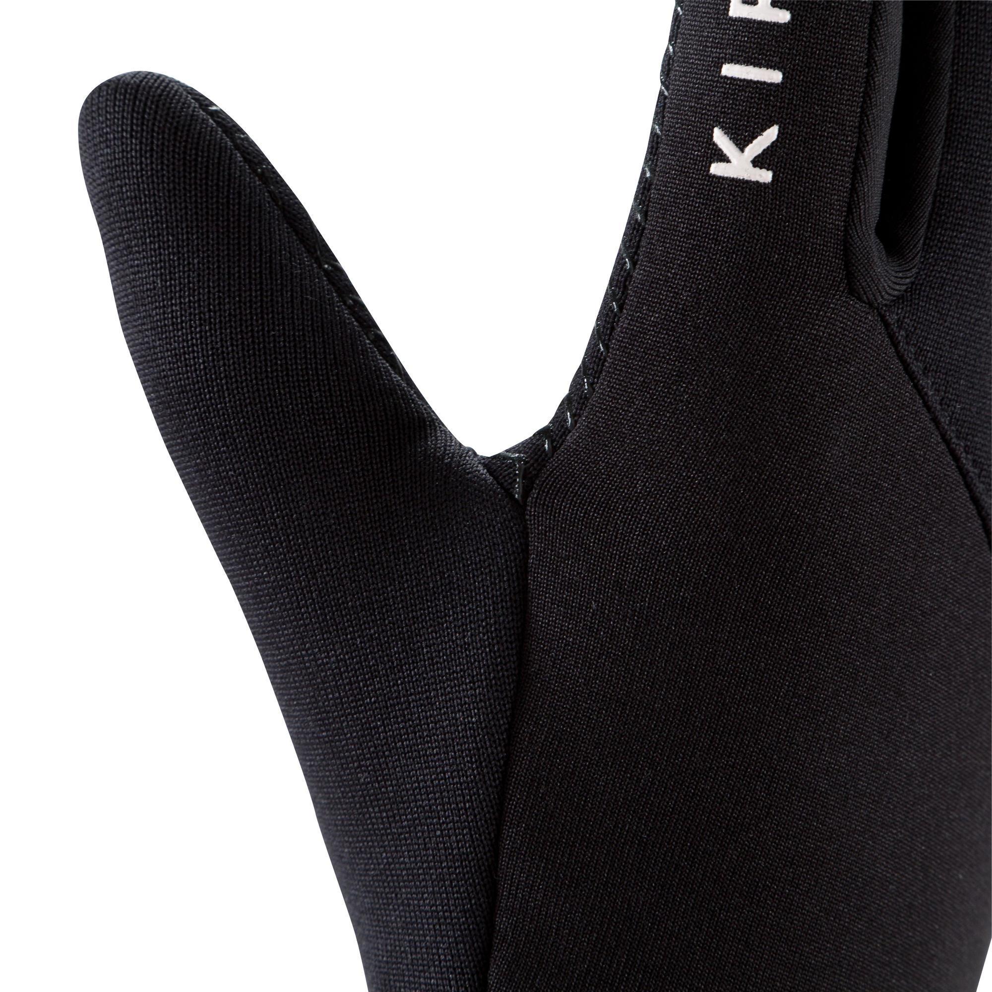 Keepdry 500 kids soccer gloves black