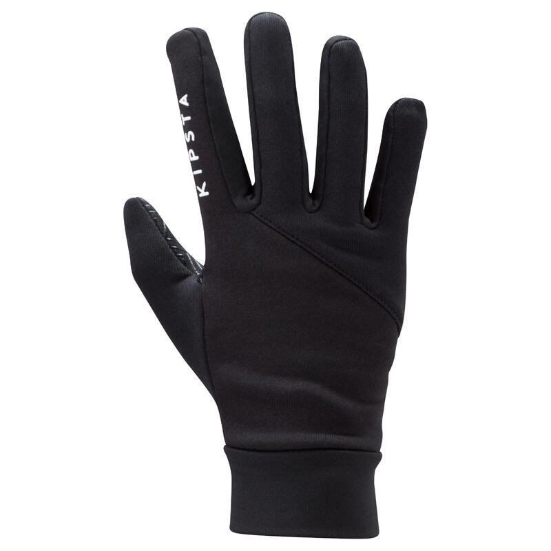 Handschoenen voor voetbal kinderen Keepdry 500 zwart
