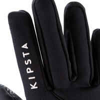 Kids' Football Gloves Keepdry 500 - Black