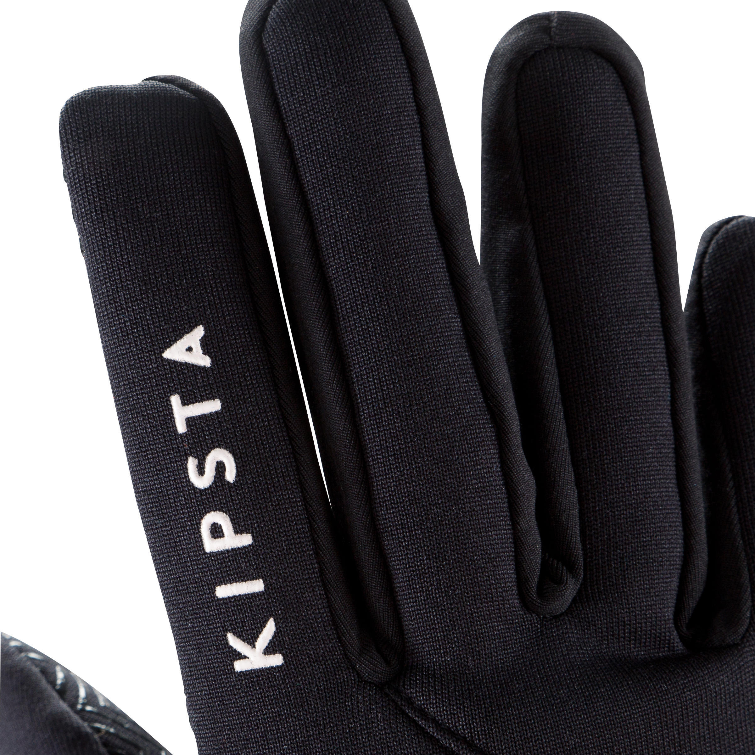 Kids' Football Gloves Keepdry 500 - Black 5/6
