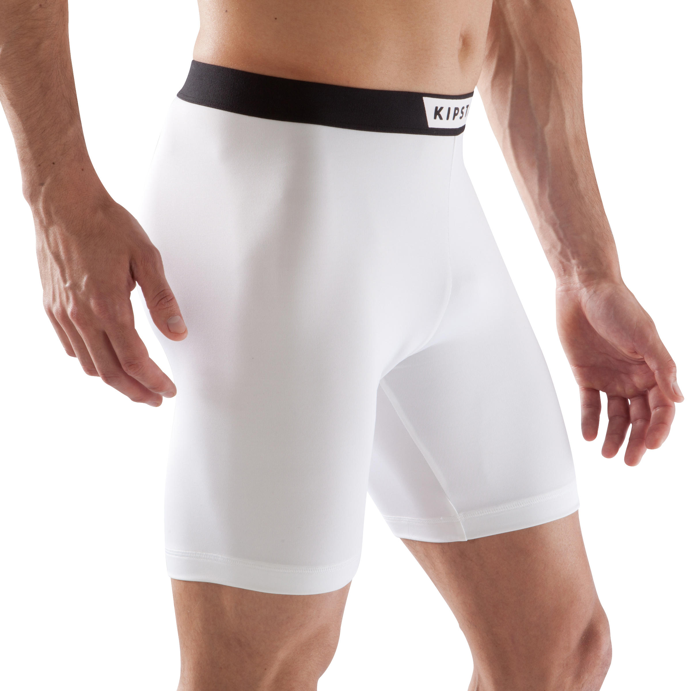 Sous-short de foot mixte Keepcomfort blanc 12/15