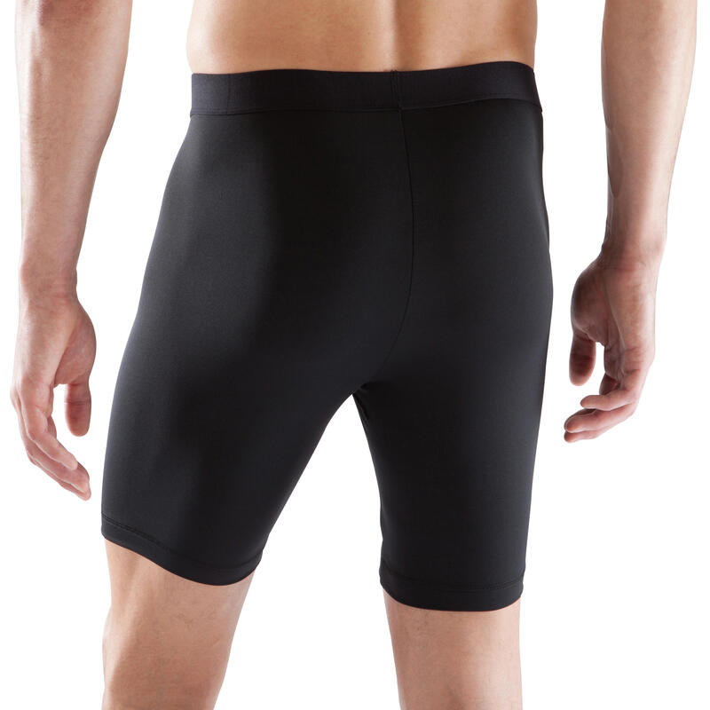 Funktionsshorts Fussball Keepcomfort 100 Damen/Herren schwarz