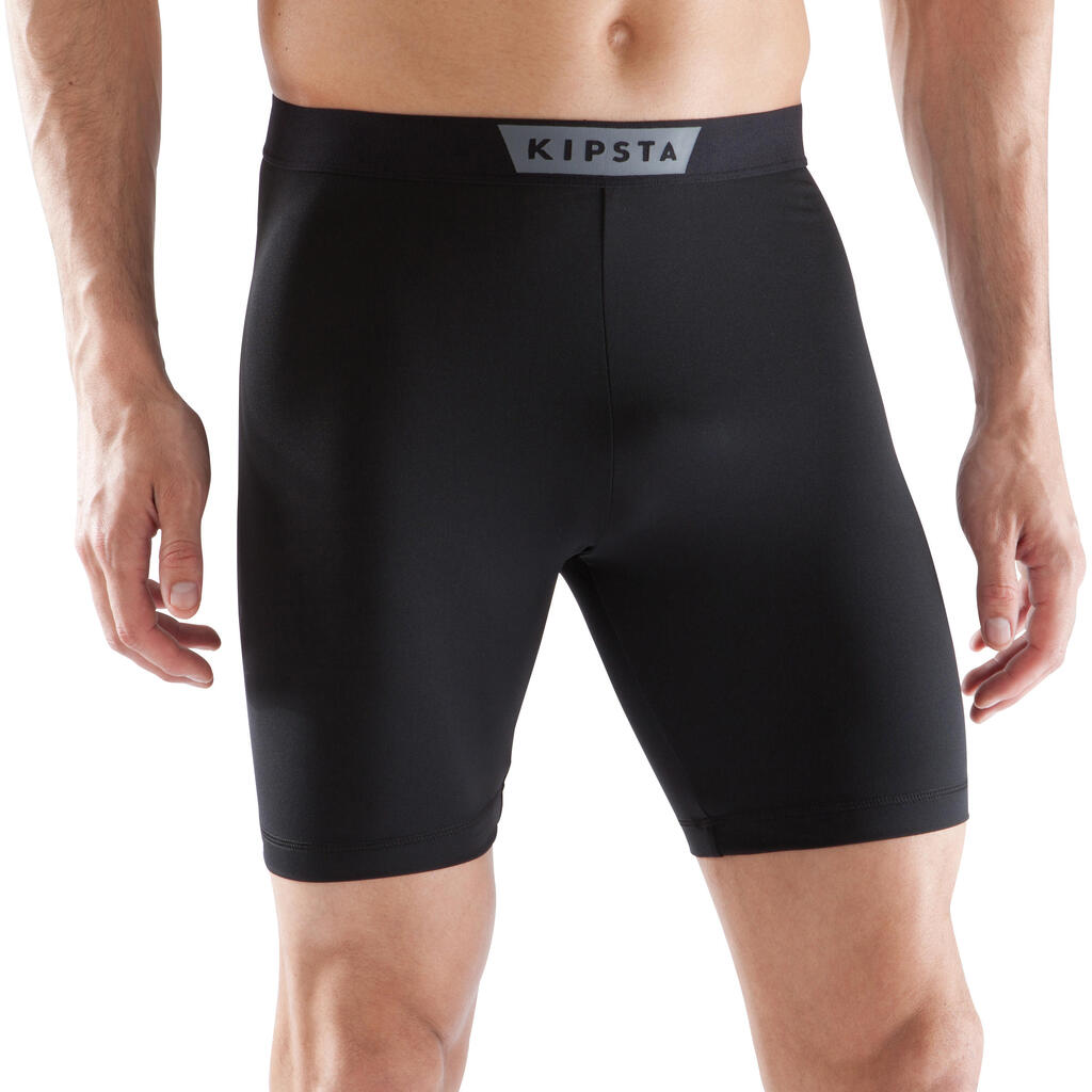 Adult Base Layer Shorts Keepdry 100 - Black