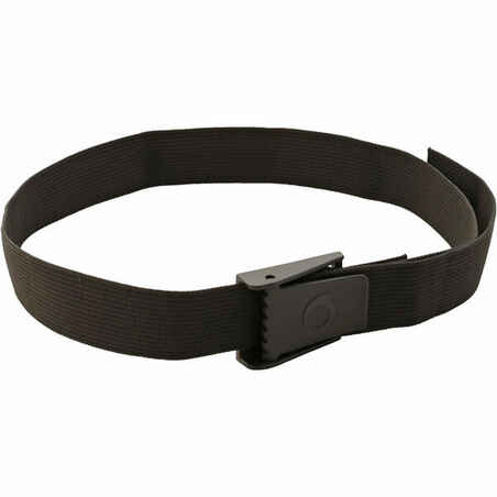 Diving weight belt with plastic buckle