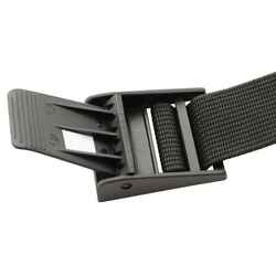 Diving weight belt with plastic buckle