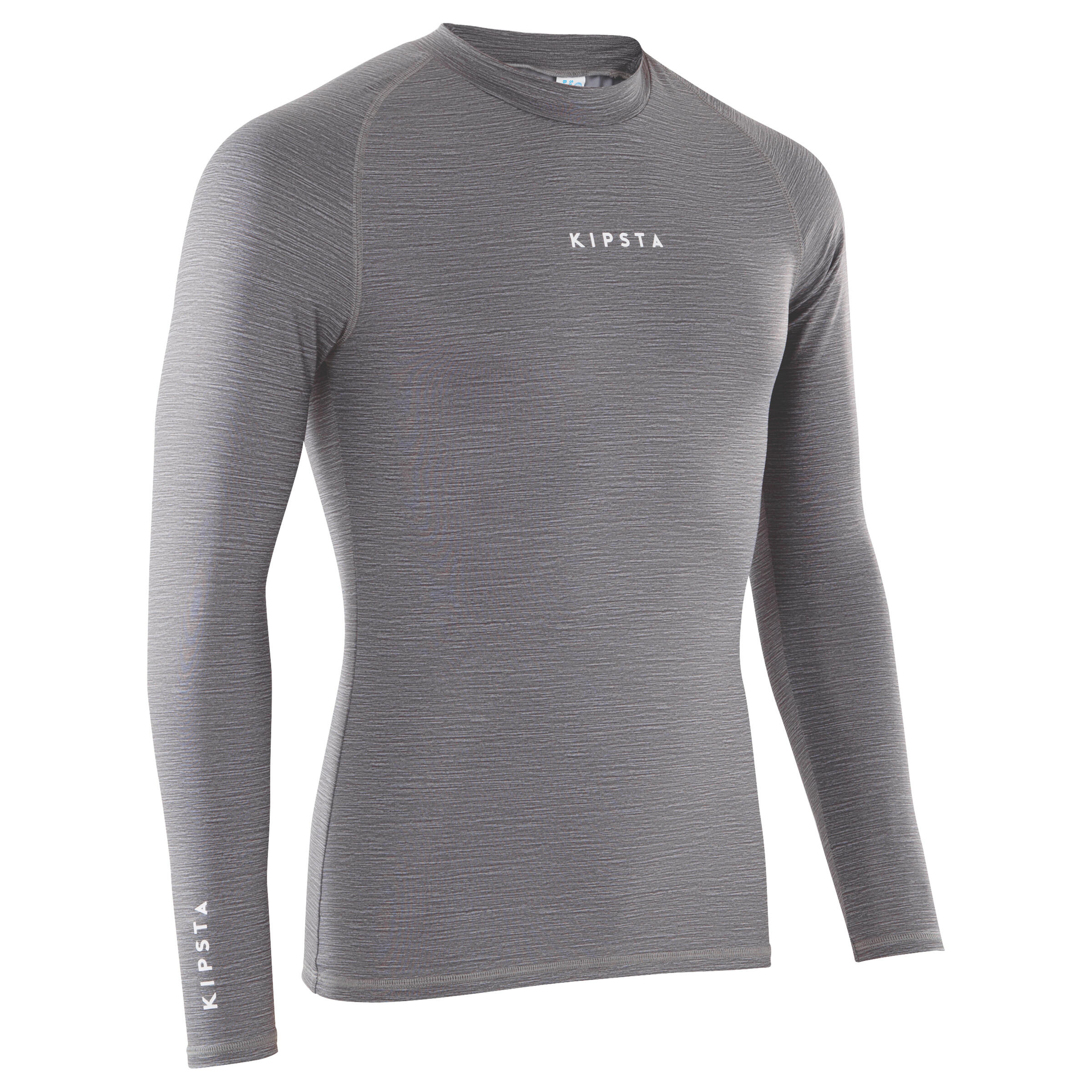 KIPSTA Adult Long-Sleeved Base Layer Top Keepcomfort - Black