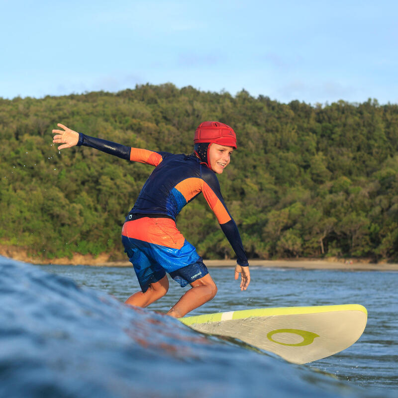 Protección de la cabeza para la práctica del surf, soft , rojo