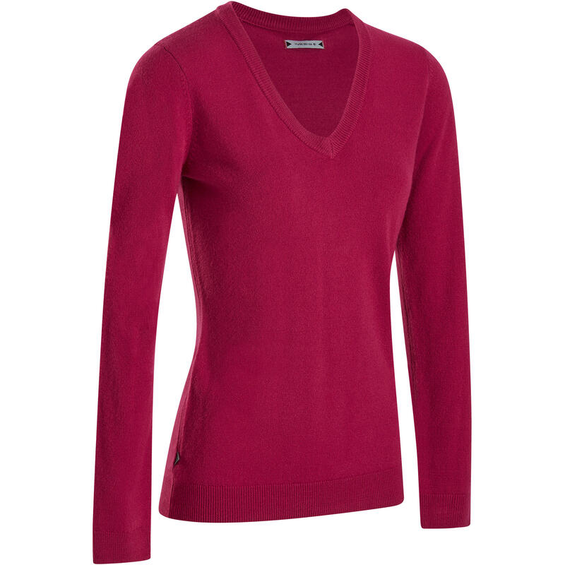 100 Women's Golf Sweater - Pink - Decathlon