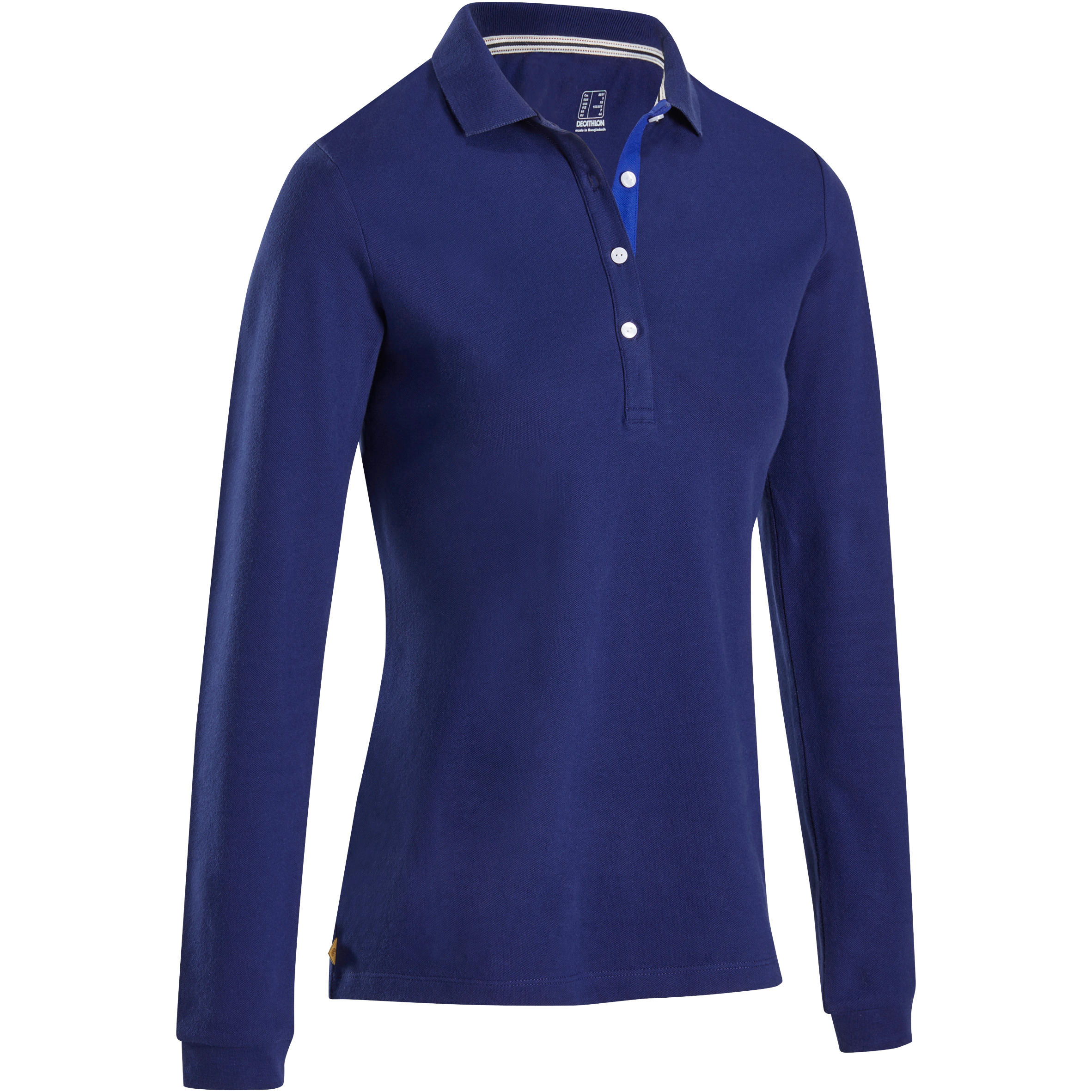 Inesis POLO  MANCHES  LONGUES  GOLF FEMME  500 Decathlon 