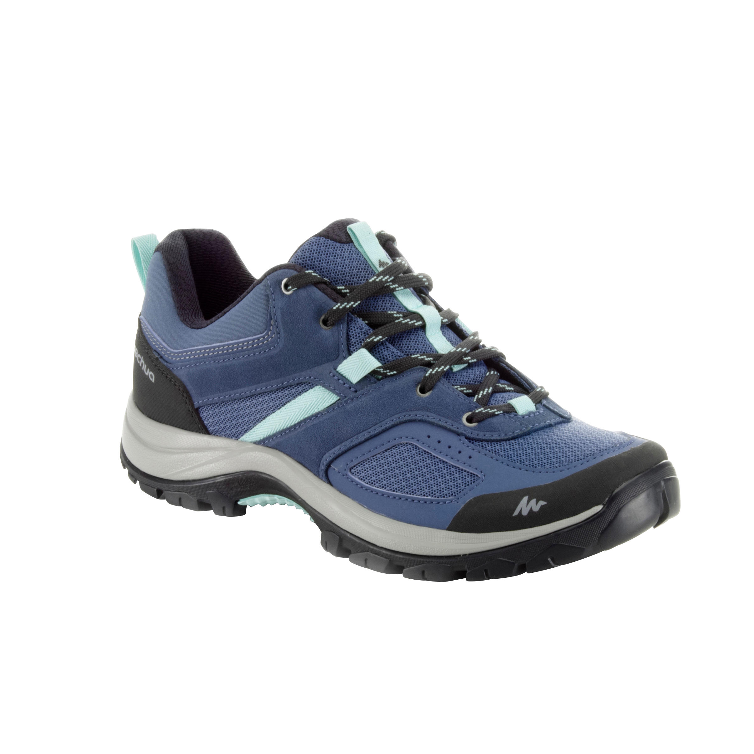 QUECHUA Women's mountain Walking Shoes - MH100 - Blue
