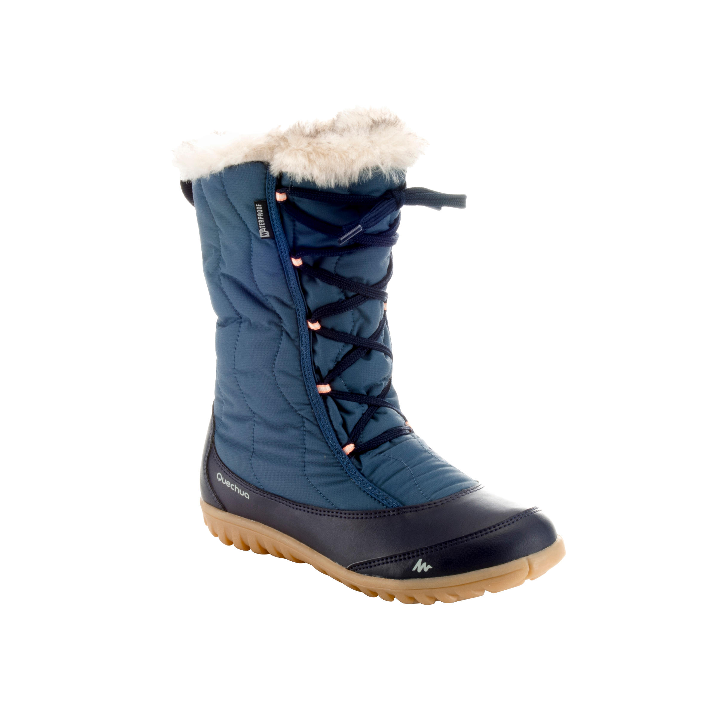 QUECHUA SH900 Women's Warm and Waterproof Snow Hiking Boots - China-Blue