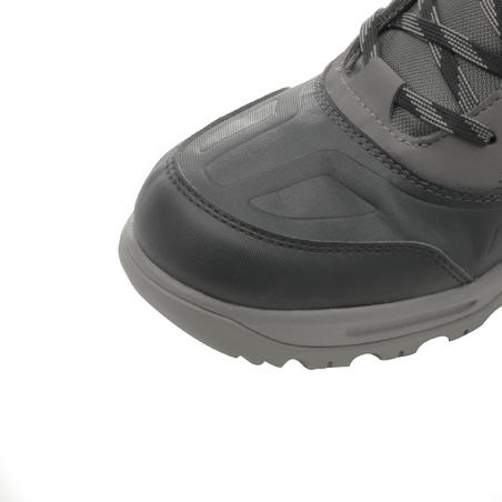 Чоловічі черевики SH120 Warm для зимового туризму, середньої висоти - Сірі
