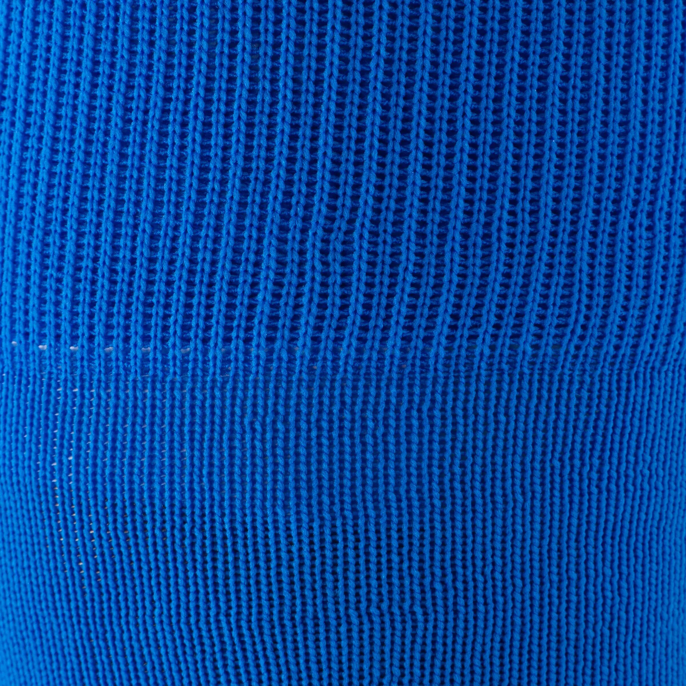F500 Junior High Football Socks - Blue/Grey 2/7