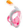 Snorkelmasker Easybreath - Roze met print