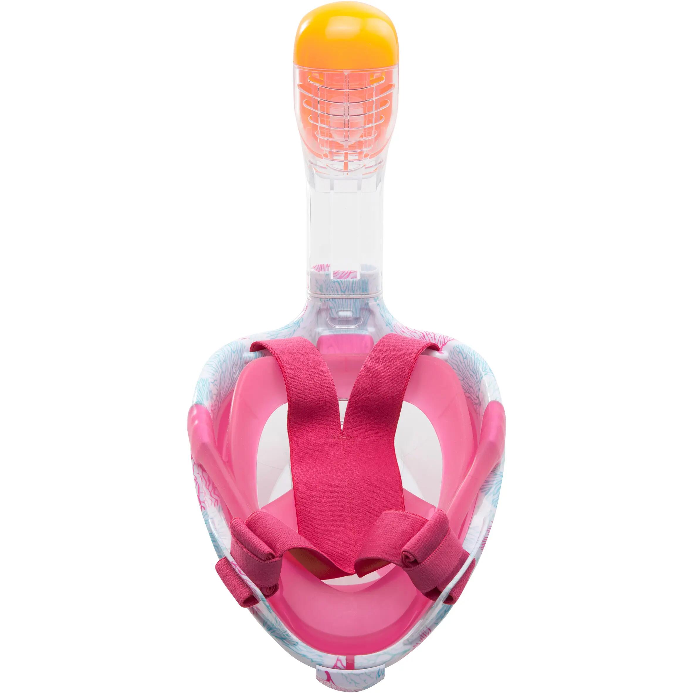 Easybreath Surface Snorkelling Mask - Subcoral Pink 3/14
