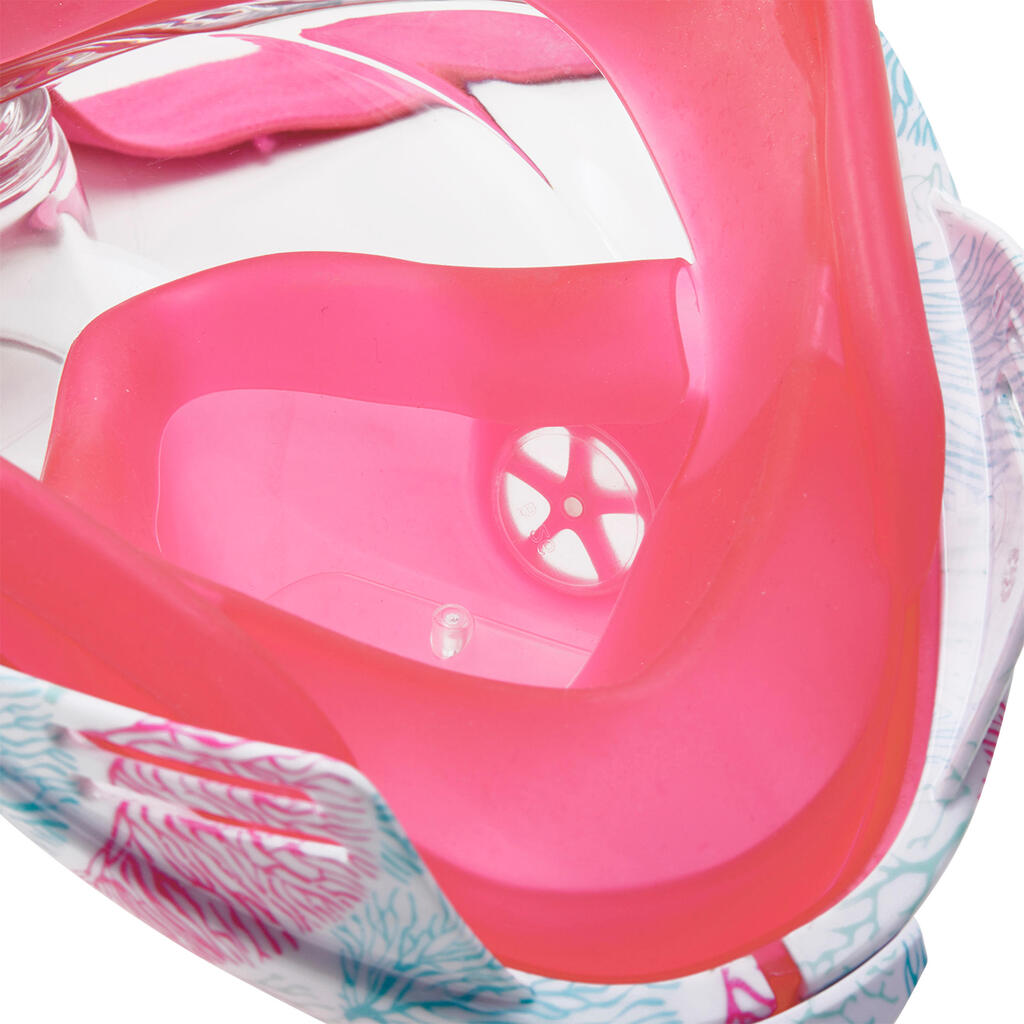 Schnorchelmaske Easybreath rosa