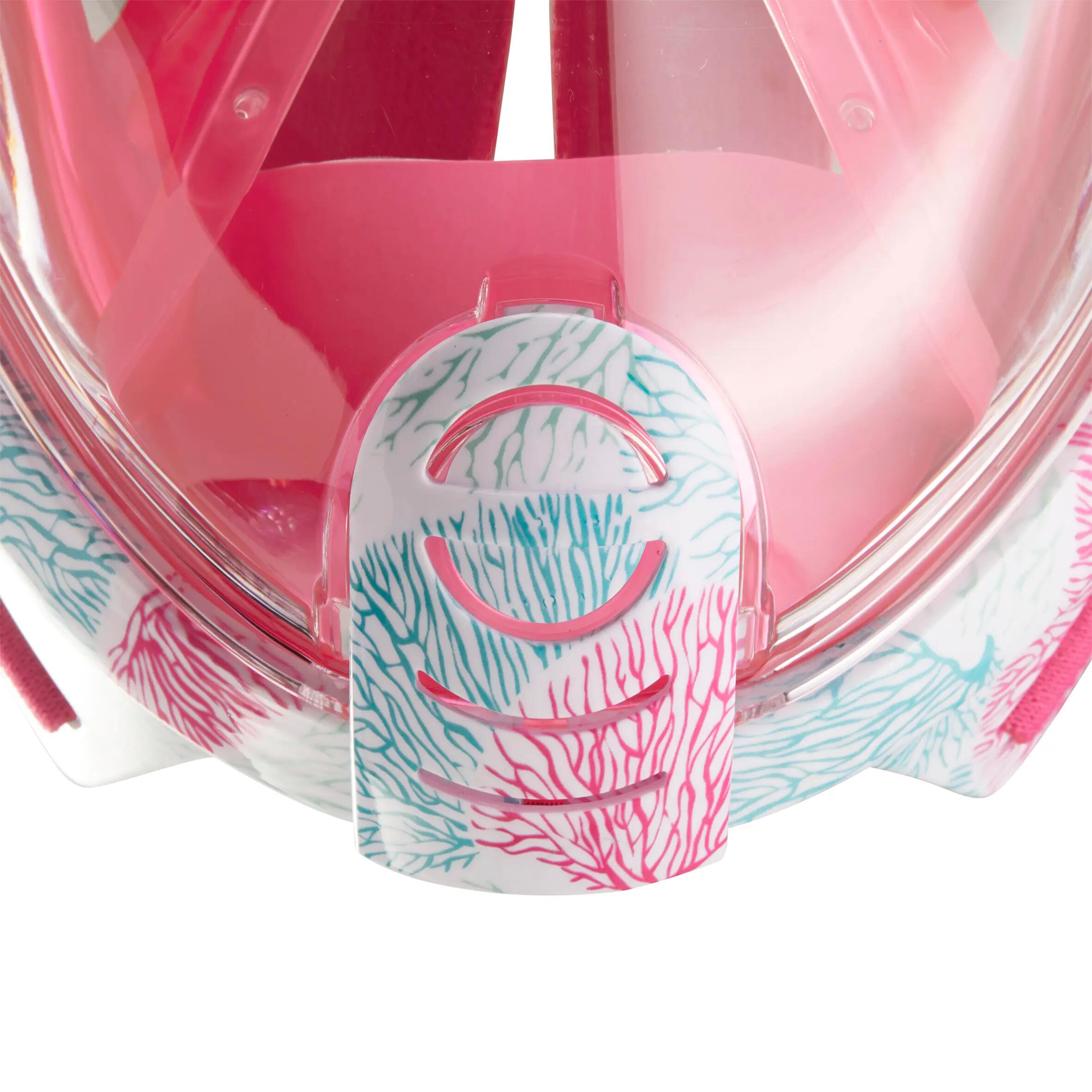 Easybreath Surface Snorkelling Mask - Subcoral Pink 9/14