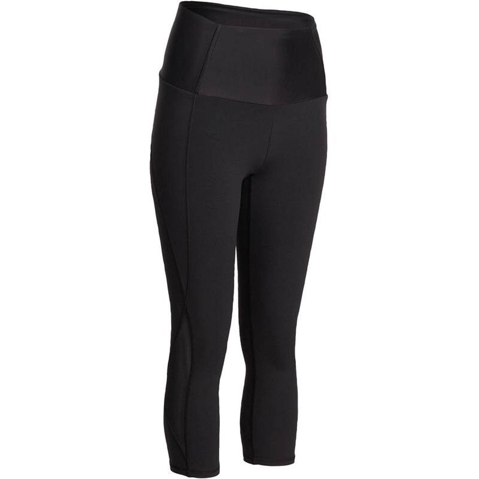 

Shape+ Women's Flat-Stomach Shaping 7/8 Fitness Leggings - Black