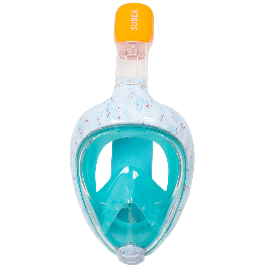 Easybreath Surface Snorkelling Mask - Whales Turquoise