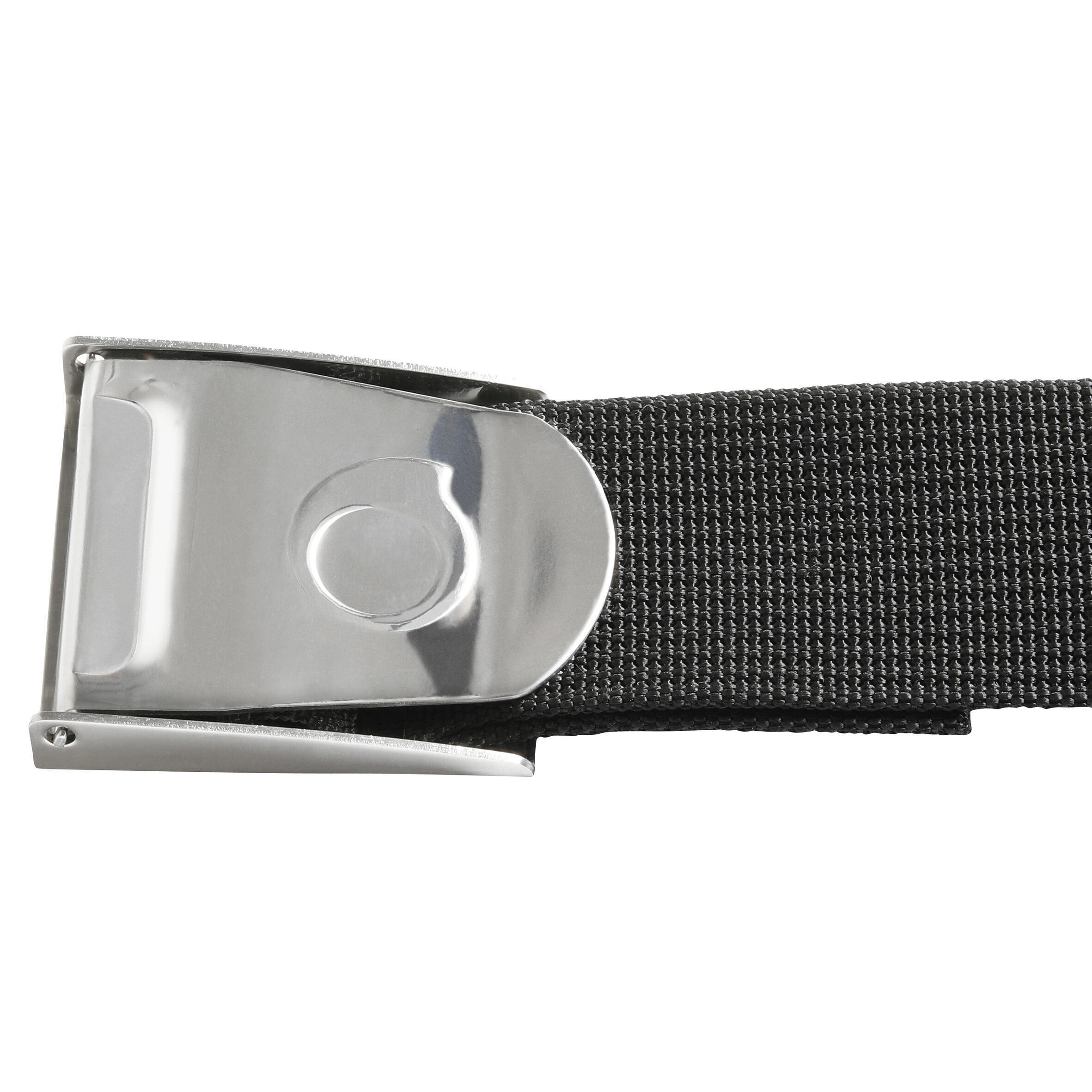 Diving weighted belt with stainless steel buckle 4/5