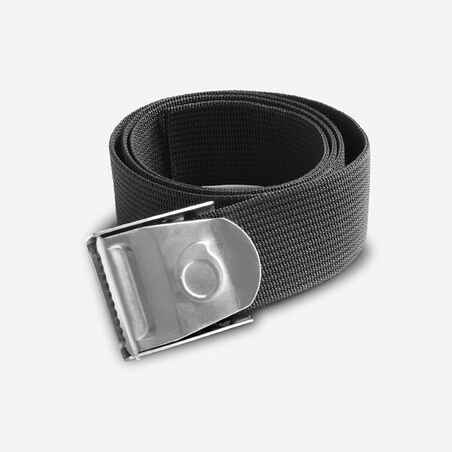 Diving weighted belt with stainless steel buckle