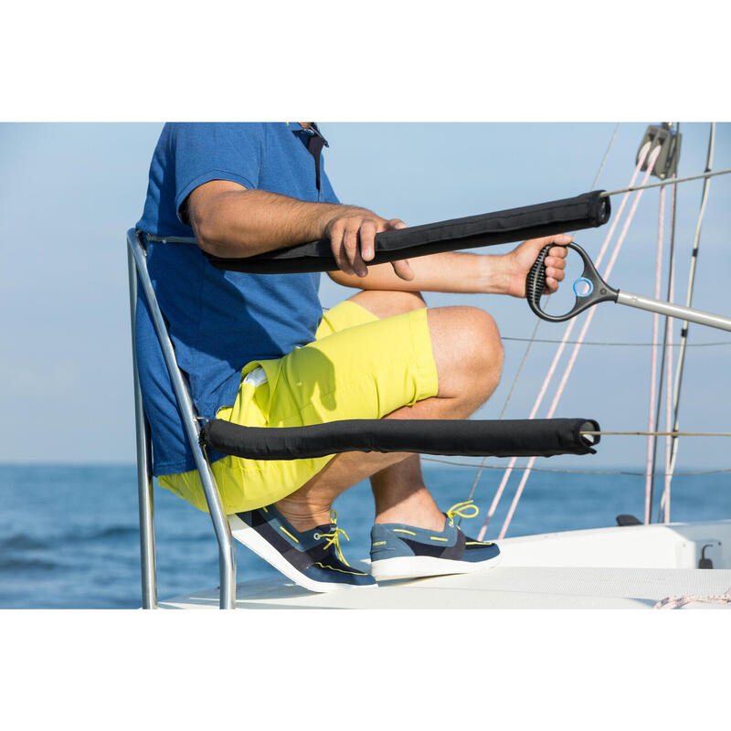 Chaussures bateau homme SAILING 100 bleu/jaune