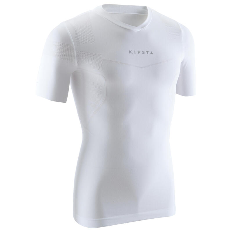 Sous maillot respirant manches courtes adulte Respirant 500 blanc Sous maillot respirant manches courtes adulte Respirant 500 blanc