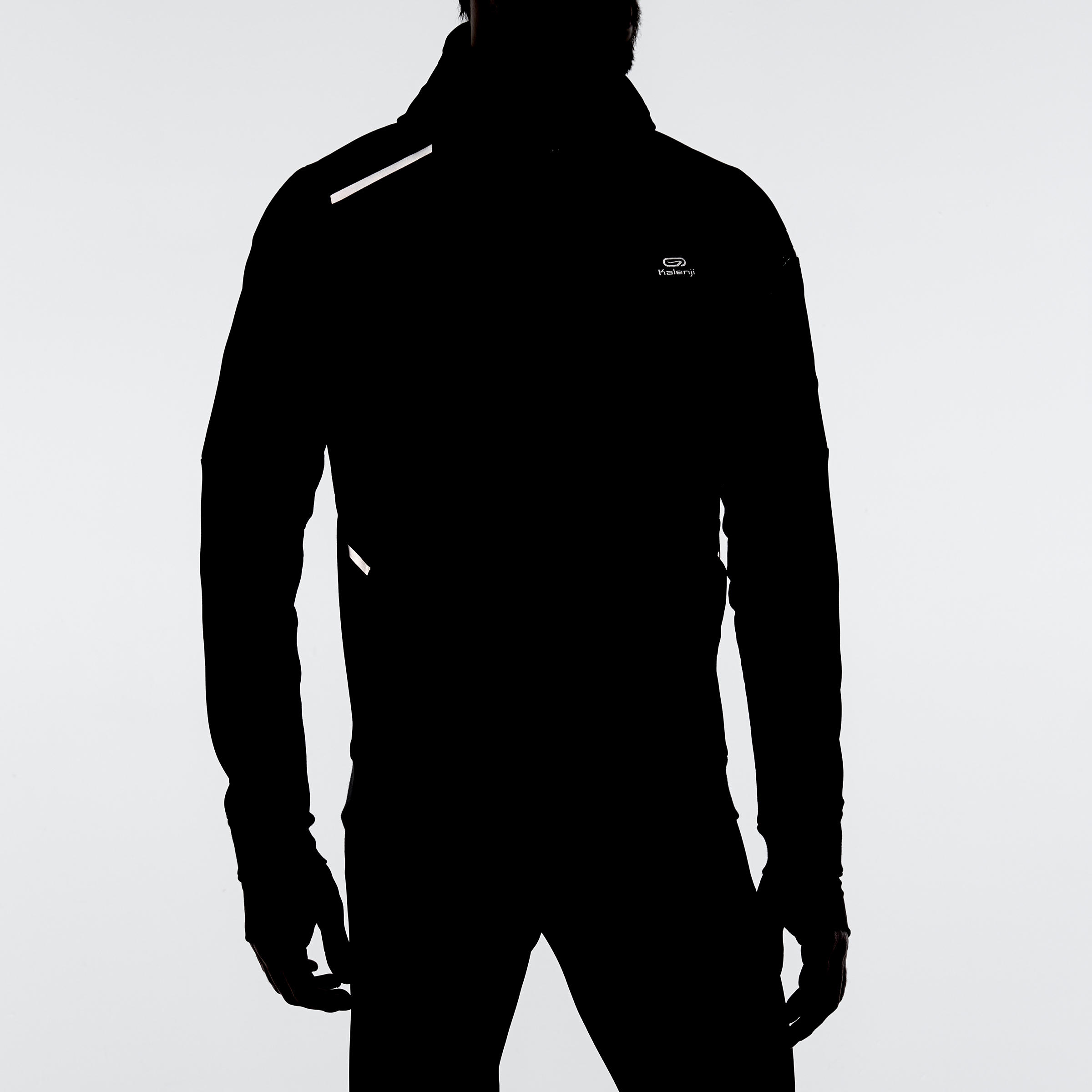 VESTE RUNNING HOMME RUN WARM GRIS Decathlon