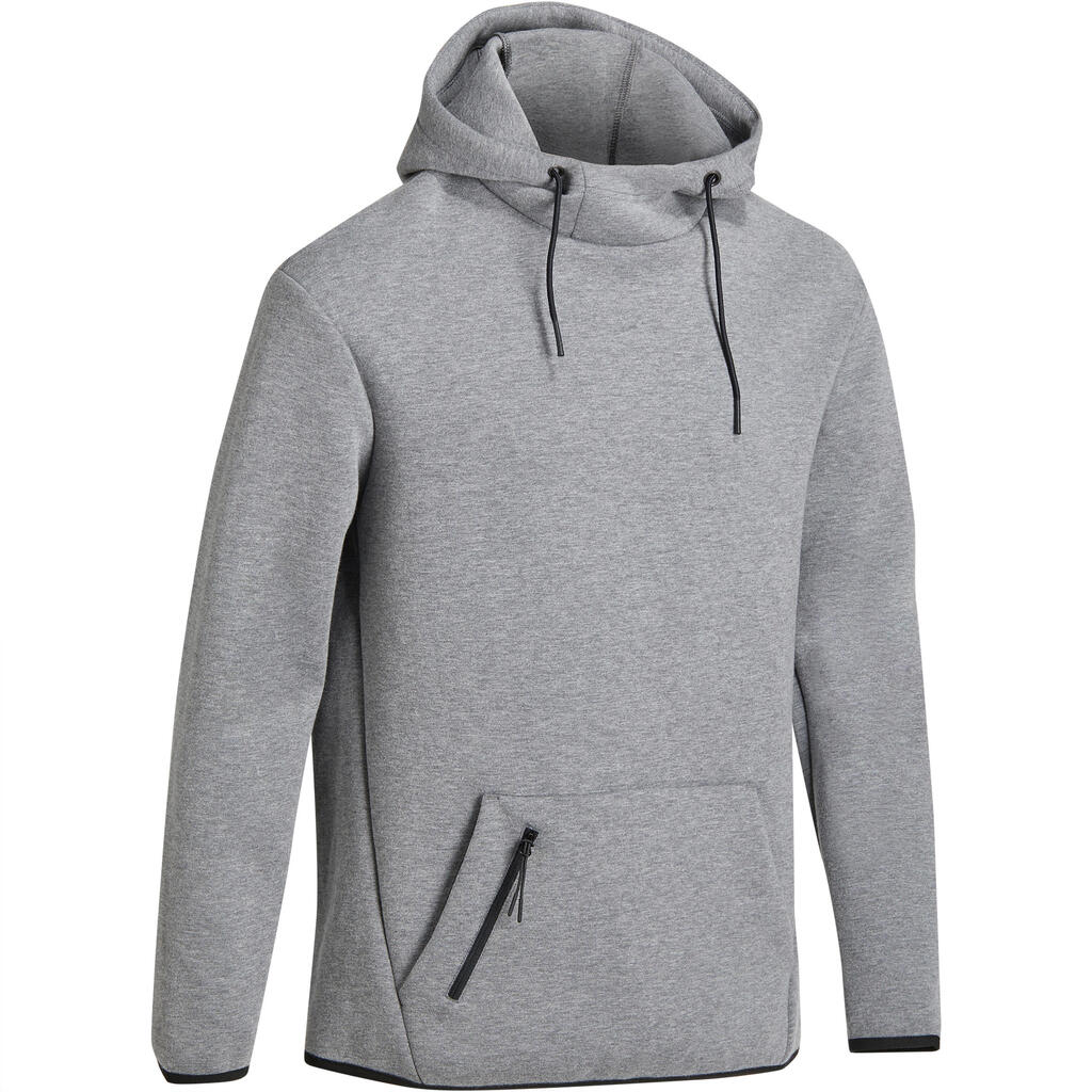 Spacer Gym & Pilates Hoodie Sweatshirt - Medium Grey