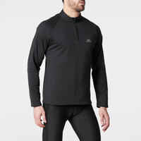 Run Warm Men's Long-Sleeved T-Shirt - Black