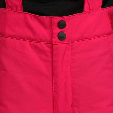 PANTALON DE SKI ENFANT SKI-P 500 PNF ROSE