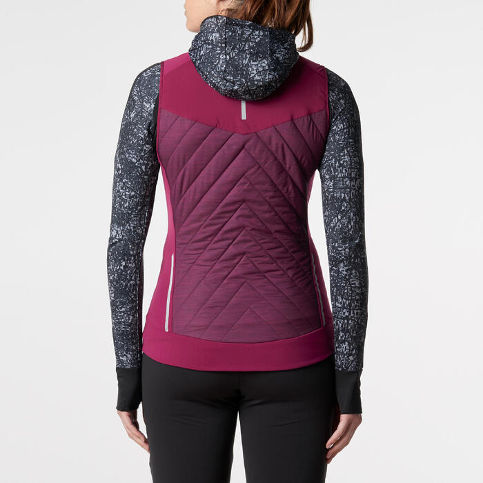 Run Warm Women's Sleeveless Gilet Black Decathlon