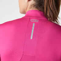 RUN WARM WOMEN'S RUNNING LONG-SLEEVED JERSEY - PINK