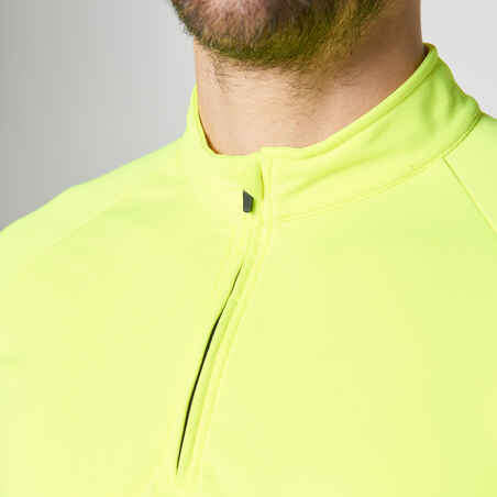 Run Warm Men's Long-Sleeved Running T-Shirt - Yellow