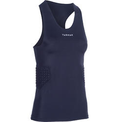 SOUS MAILLOT DE PROTECTION BASKETBALL FEMME POUR JOUEUSE CONFIRMÉE NOIR