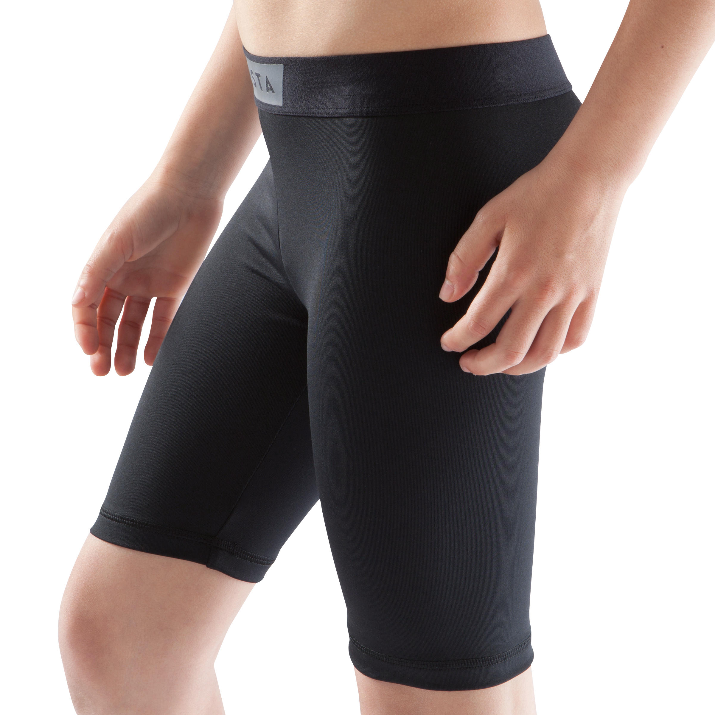 Keepdry 100 Kids' Football Undershorts - Black 6/10