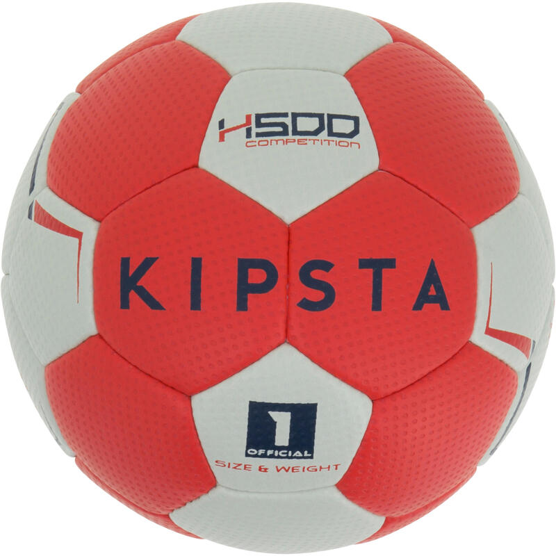 Minge Handbal H500 Mărimea 3 Roșu/Gri Adulți 