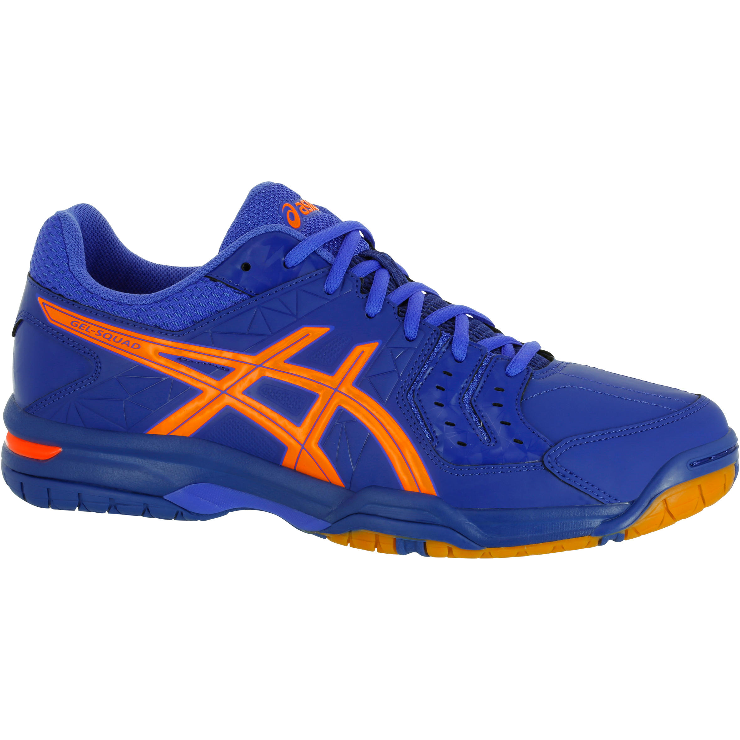 Gel Squad Adult Handball Shoes Blue Orange