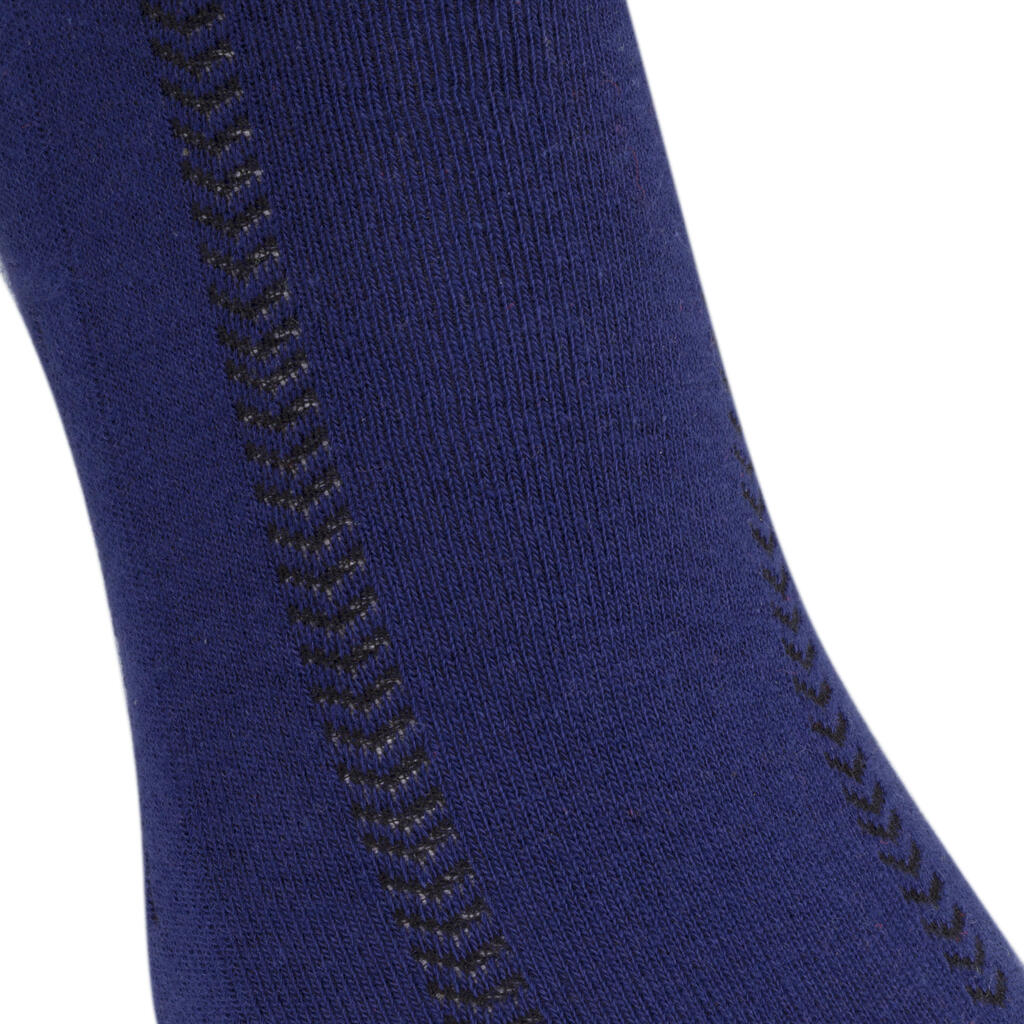 Gradient Adult Handball Socks - White/Navy Blue/Pink